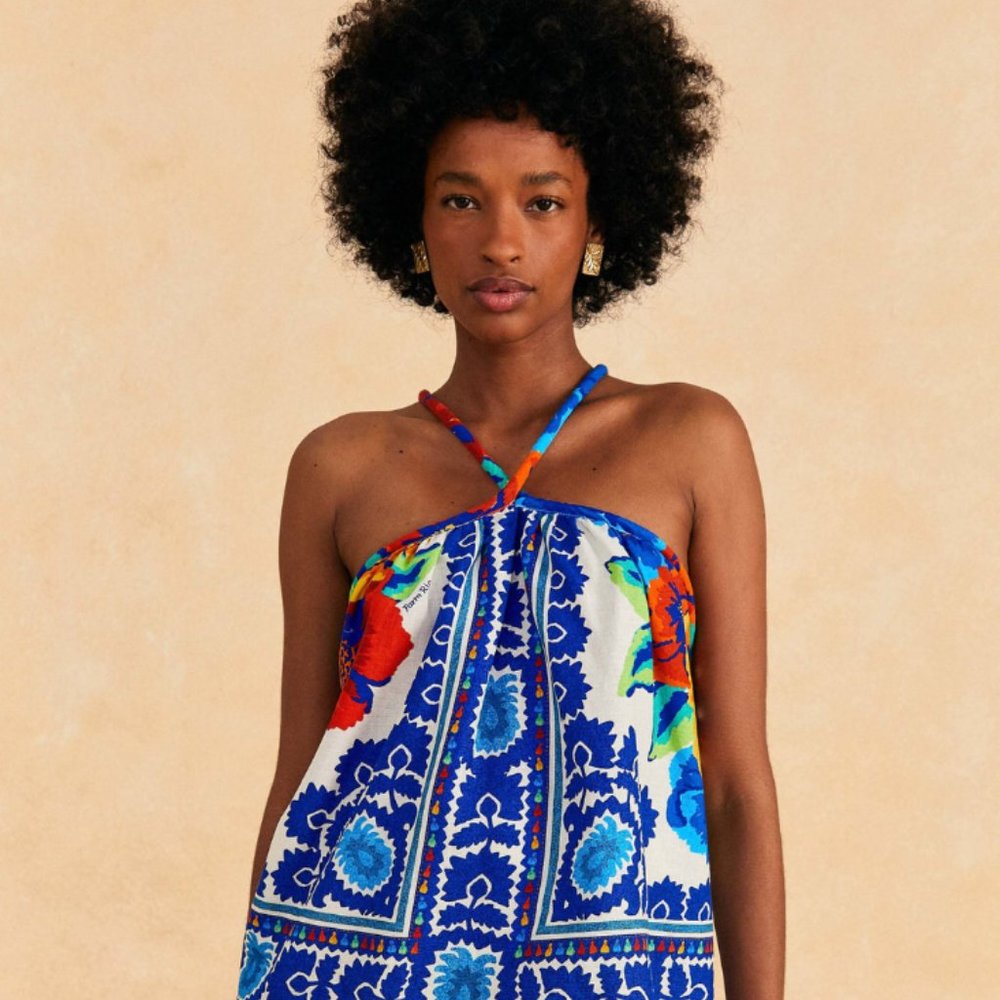 BRAND NEW: Off-White Flower Tapestry Blouse - Large